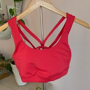 Lululemon Athletica Vibrant Red Sports Bra